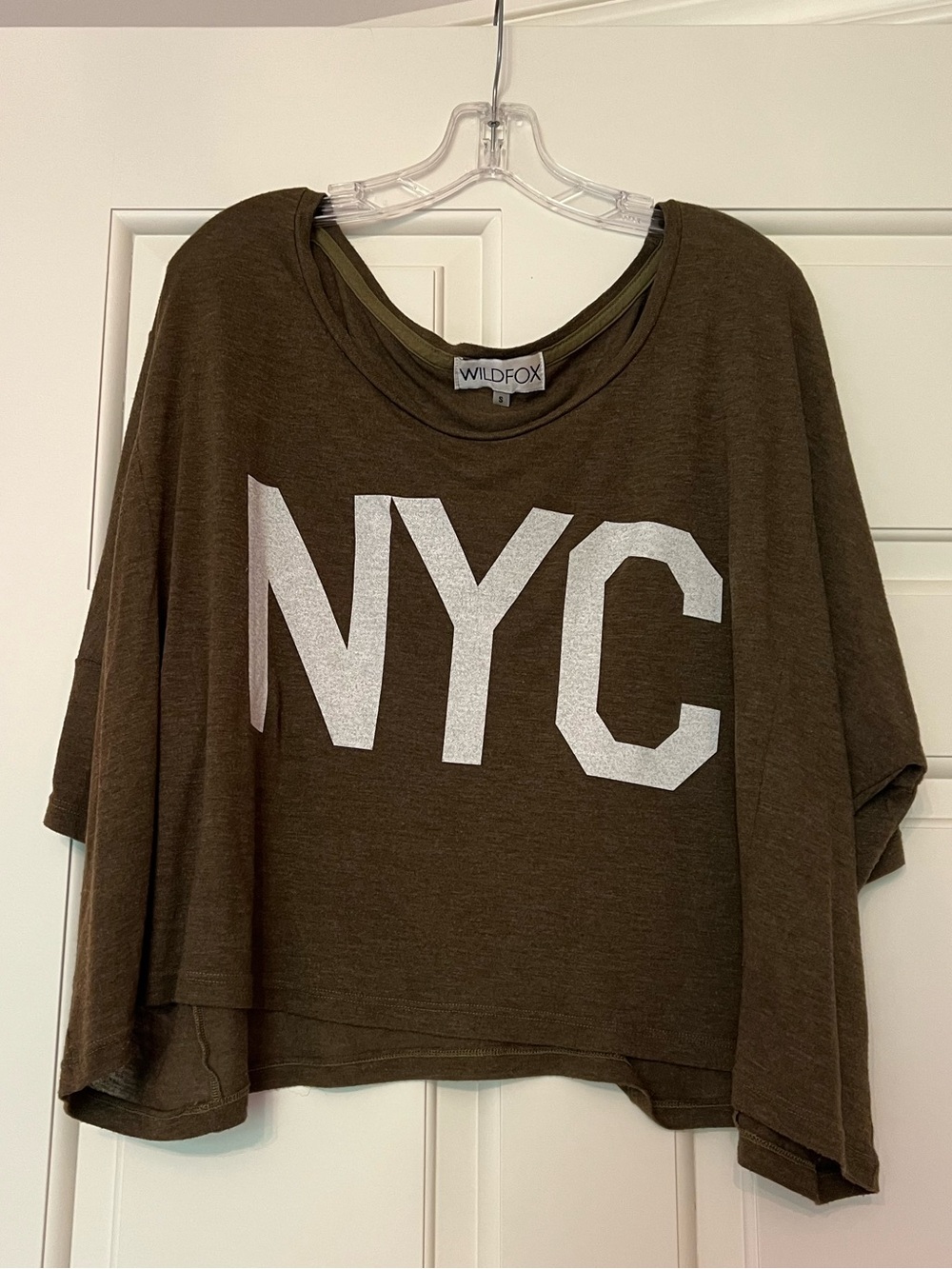 Wildfox NYC Boxy Cropped Tee